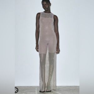 Zara Maxi Rhinestone Dress